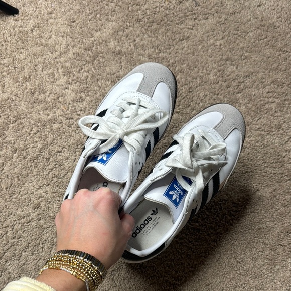 Adidas White and Gray Sneakers - Picture 1 of 5